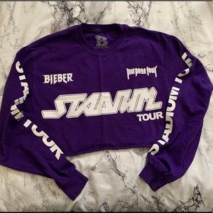 Long sleeve crop tops